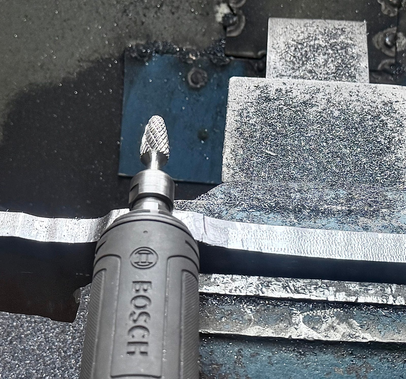 Surface finish comparison images